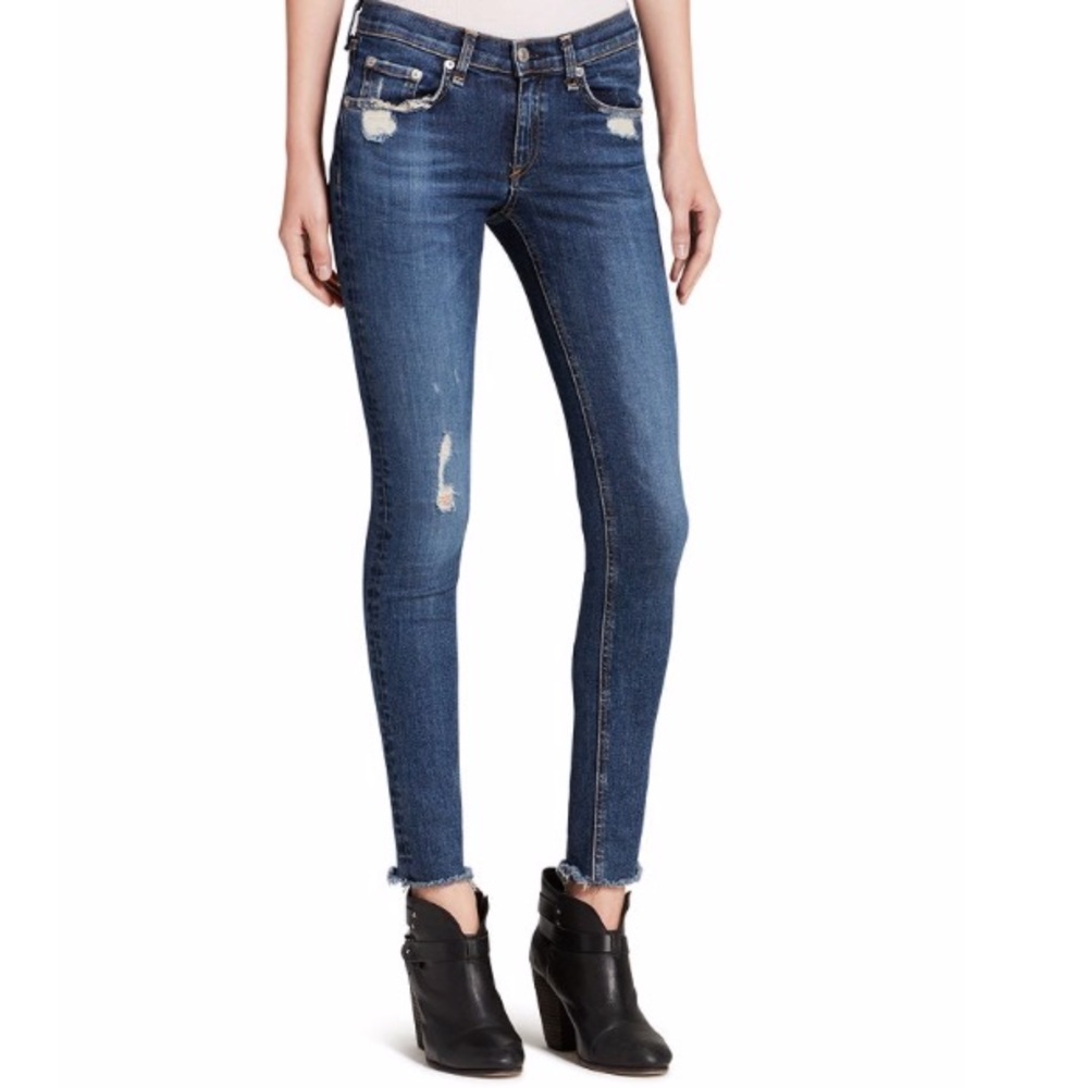 Rag & bone distressed skinny jean la Paz